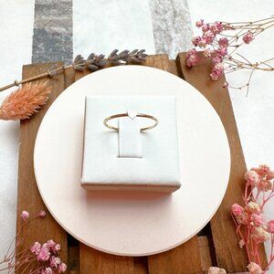 Tiny Gold Heart Ring | 14k Gold Filled